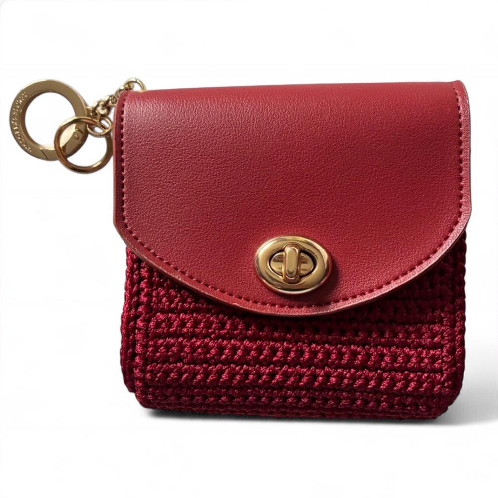 Woven Bag Key Charm 5 x 5 x 2”